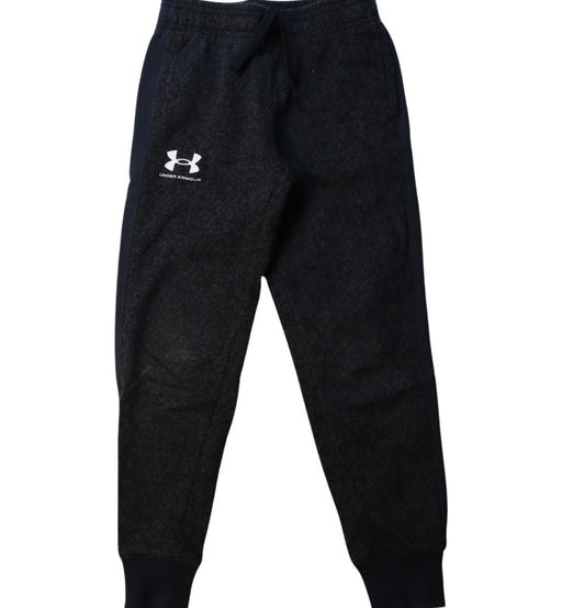 A Black Sweatpants from Under Armour in size 7Y for boy. (Front View)