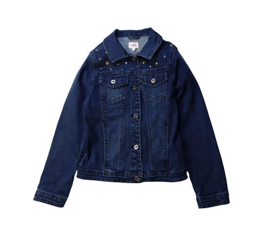 A Navy Lightweight Jackets from Seed in size 9Y for girl. (Front View)