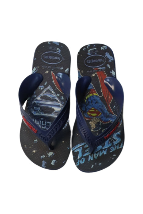 A Multicolour Flip Flops from Havaianas in size 7Y for boy. (Back View)