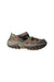 A Green Sandals from Merrell in size 4T for boy. (Front View)