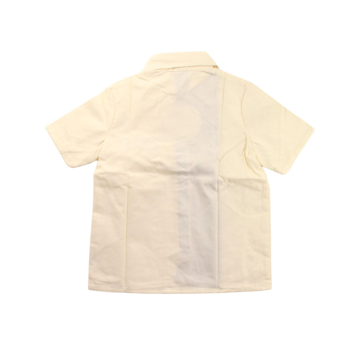 A White Short Sleeve Shirts from Knuckleheads in size 4T for boy. (Back View)