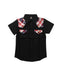 A Black Short Sleeve Shirts from Knuckleheads in size 3T for boy. (Front View)