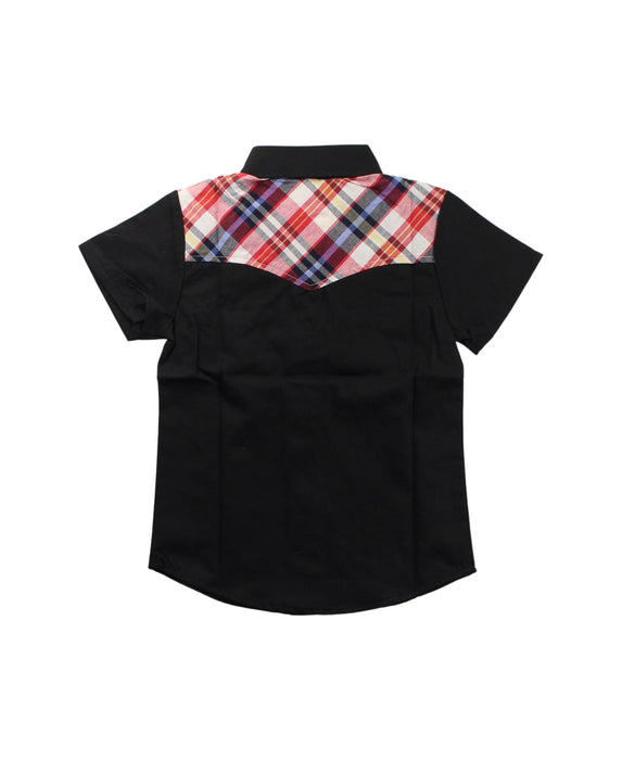 A Black Short Sleeve Shirts from Knuckleheads in size 3T for boy. (Back View)