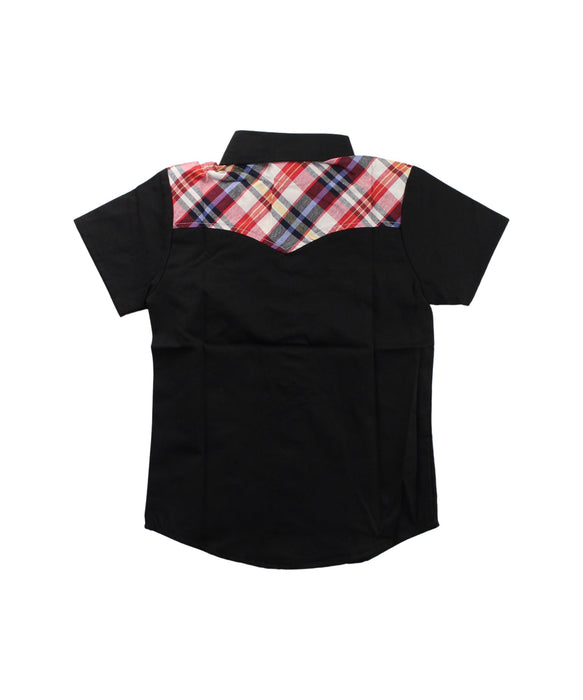 A Black Short Sleeve Shirts from Knuckleheads in size 5T for boy. (Back View)
