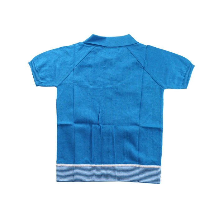 A Blue Short Sleeve Shirts from Knuckleheads in size 3T for boy. (Back View)