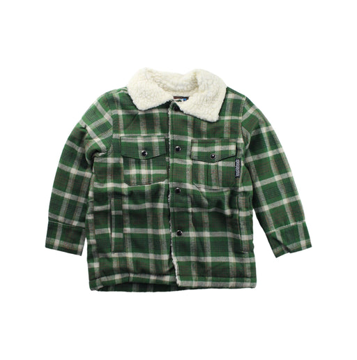 A Green Lightweight Jackets from Knuckleheads in size 3T for boy. (Front View)