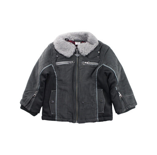 A Grey Lightweight Jackets from Appaman in size 3T for boy. (Front View)