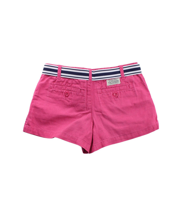 A Pink Shorts from Polo Ralph Lauren in size 7Y for girl. (Back View)