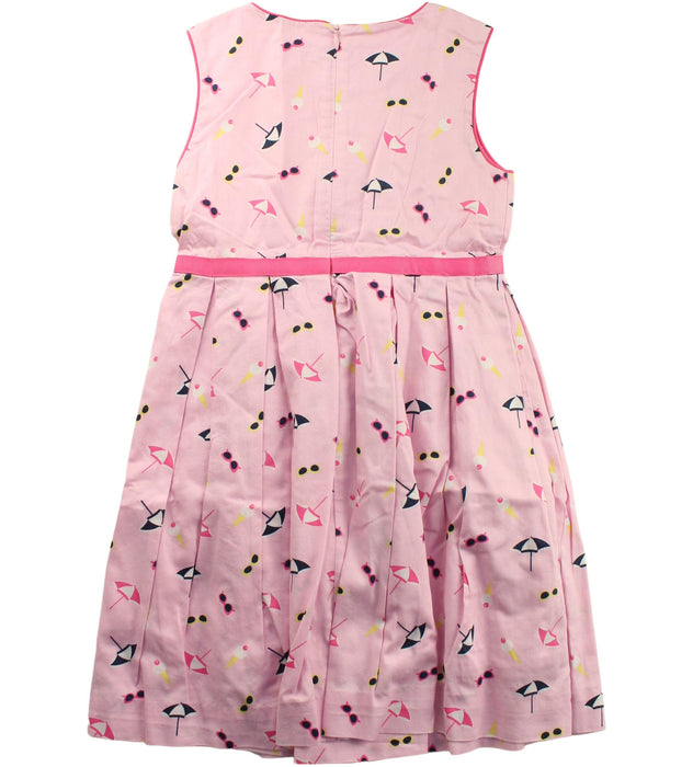 A Pink Sleeveless Dresses from Rachel Riley in size 6T for girl. (Back View)