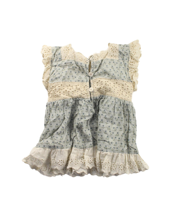 Beige Little Cotton Clothes Short Sleeve Dress 3T - 4T — Retykle