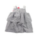 A Grey Sleeveless Dresses from Nanos in size 2T for girl. (Back View)