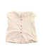 A White Short Sleeve Tops from Nanos in size 2T for girl. (Back View)