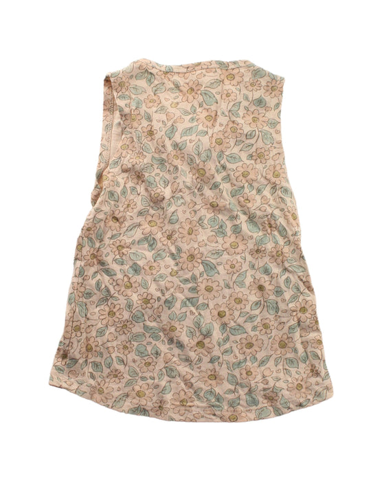 A Beige Sleeveless Dresses from Rylee + Cru in size 2T for girl. (Back View)