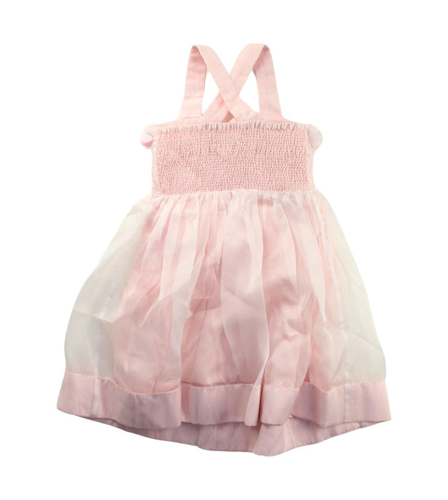 A Pink Sleeveless Dresses from Billieblush in size 4T for girl. (Back View)