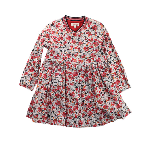 A Red Long Sleeve Dresses from Catimini in size 2T for girl. (Front View)