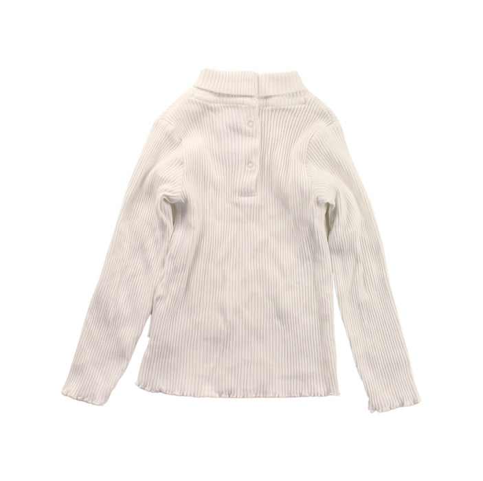 A White Long Sleeve Tops from Cadet Rousselle in size 3T for girl. (Back View)
