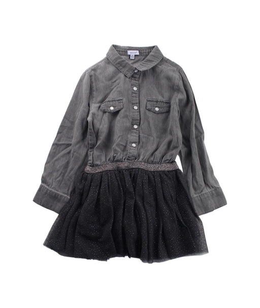 A Black Long Sleeve Dresses from Absorba in size 3T for girl. (Front View)