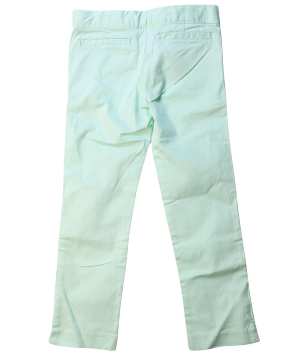 A Green Casual Pants from Janie & Jack in size 4T for girl. (Back View)