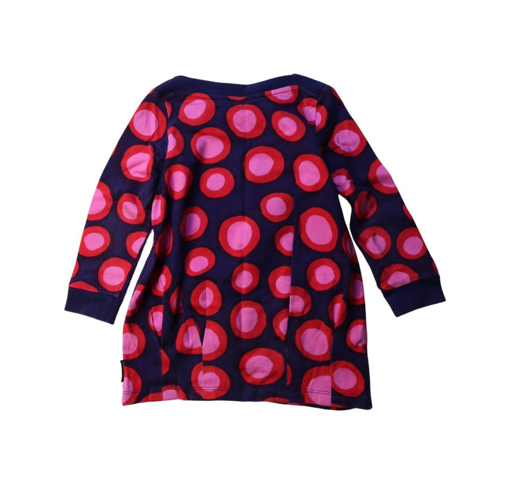 A Multicolour Long Sleeve Dresses from Marimekko in size 4T for girl. (Back View)