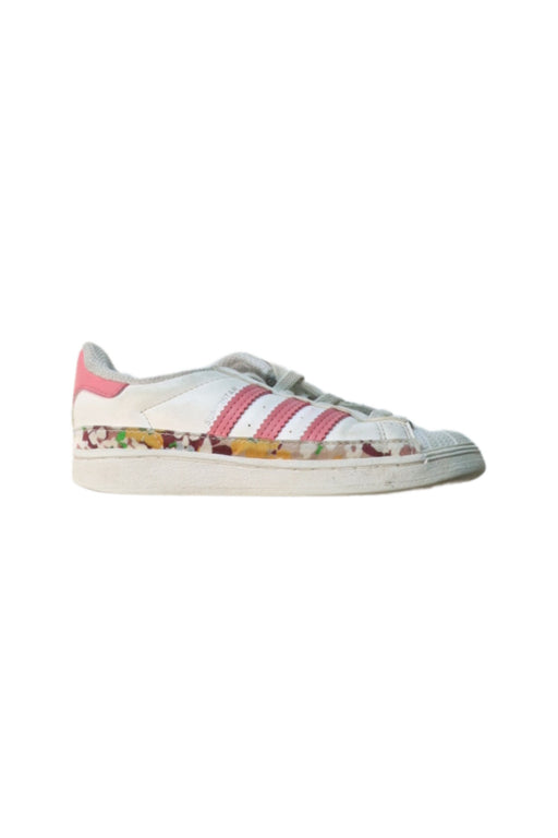 A Multicolour Sneakers from Adidas in size 4T for girl. (Front View)