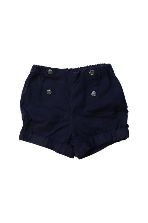 A Navy Shorts from Jacadi in size 12-18M for girl. (Front View)