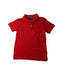 A Red Short Sleeve Polos from Polo Ralph Lauren in size 7Y for boy. (Front View)