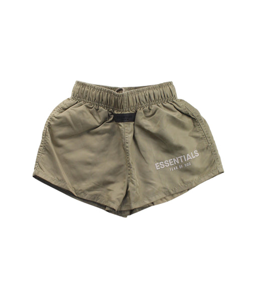 A Brown Shorts from Fear of God Essentials in size 6T for boy. (Front View)