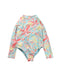 A Blue Swimsuits from Roxy in size 4T for girl. (Front View)