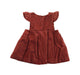 A Brown Overall Dresses from Jacadi in size 0-3M for girl. (Front View)
