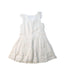 A White Sleeveless Dresses from Zadig & Voltaire in size 4T for girl. (Back View)