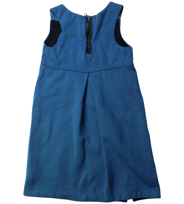 A Blue Sleeveless Dresses from Nike in size 5T for girl. (Back View)