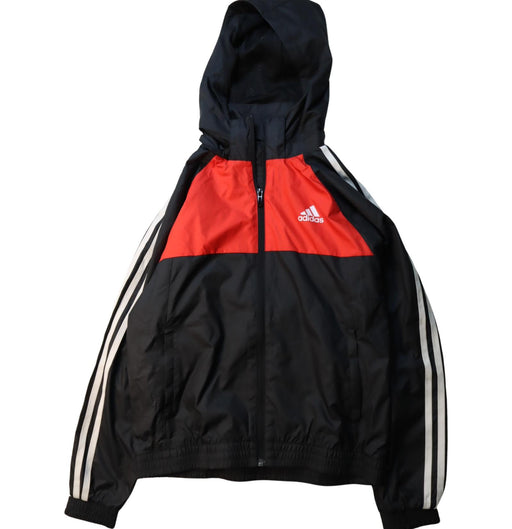 A Multicolour Lightweight Jackets from Adidas in size 11Y for boy. (Front View)