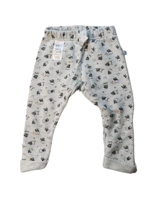 A Grey Sweatpants from Petit Bateau in size 6-12M for neutral. (Front View)