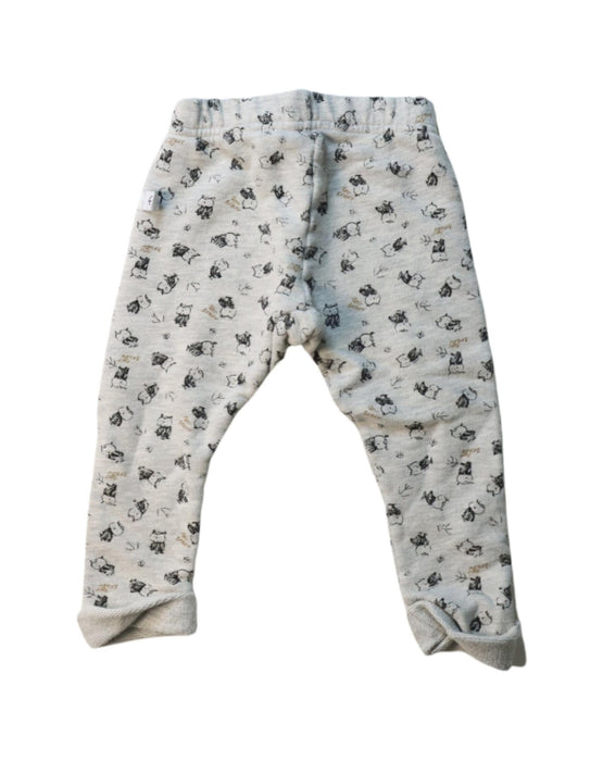 A Grey Sweatpants from Petit Bateau in size 6-12M for neutral. (Back View)