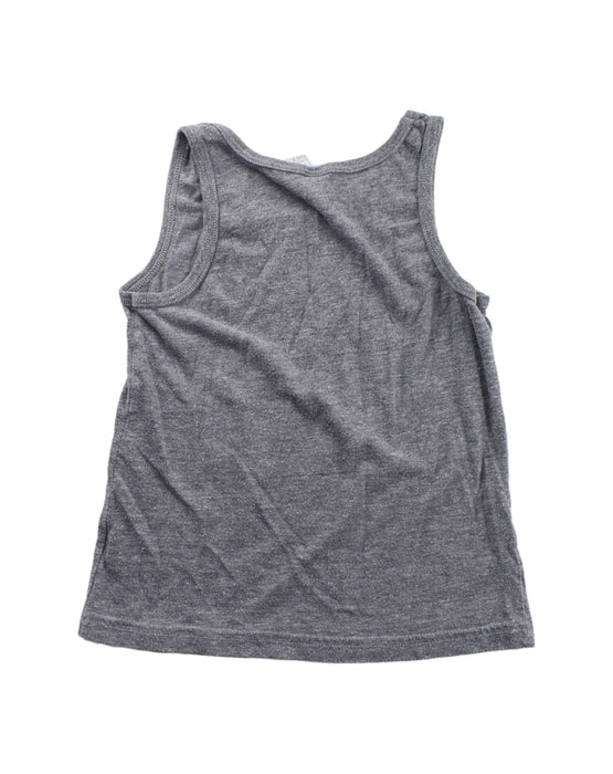 A Grey Sleeveless T Shirts from Whistle & Flute in size 6T for boy. (Back View)