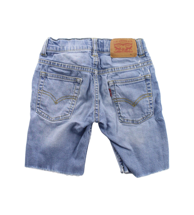 A Blue Shorts from Levi's in size 6T for boy. (Back View)