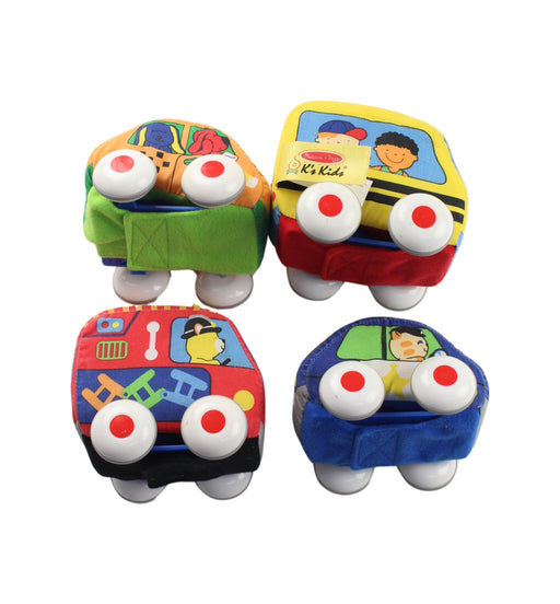 A Multicolour Cars Trucks Trains & Remote Control from Melissa & Doug in size O/S for neutral. (Front View)