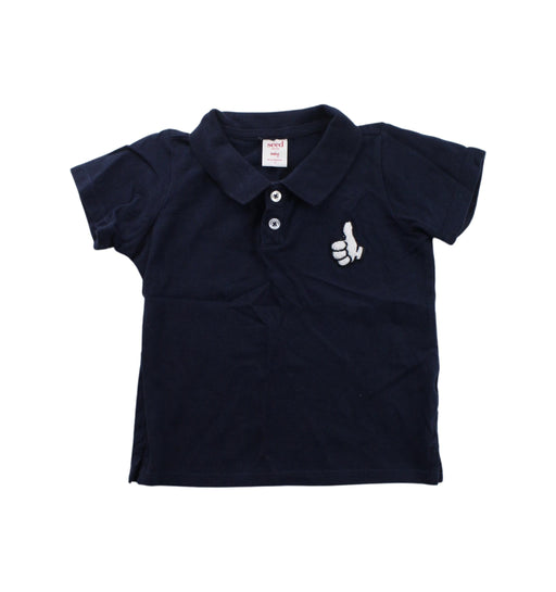 A Blue Short Sleeve Polos from Seed in size 18-24M for boy. (Front View)