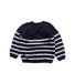 A Blue Knit Sweaters from Petit Bateau in size 2T for boy. (Back View)