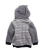 A Blue Zippered Sweatshirts from Petit Bateau in size 2T for boy. (Back View)