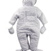 A White Snowsuits from Silver Cross in size 12-18M for neutral. (Back View)