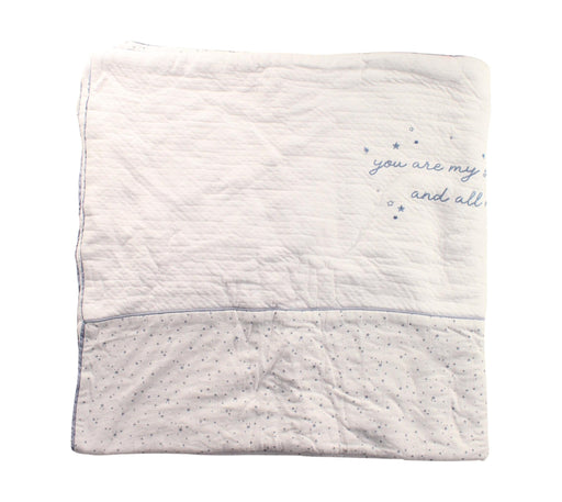A White Blankets from Silver Cross in size O/S for neutral. (Front View)