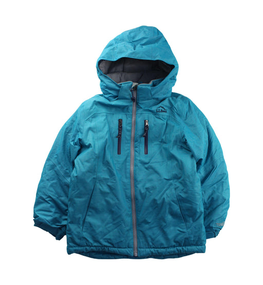 A Blue Lightweight Jackets from L.L.Bean in size 5T for boy. (Front View)