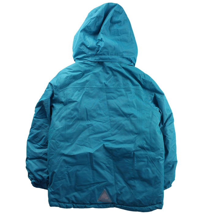 A Blue Lightweight Jackets from L.L.Bean in size 5T for boy. (Back View)