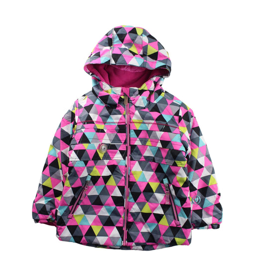 A Multicolour Lightweight Jackets from Obermeyer in size 5T for girl. (Front View)