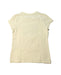 A Yellow Short Sleeve T Shirts from Calvin Klein in size 6T for girl. (Back View)