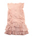 A Peach Sleeveless Dresses from Pili Carrera in size 8Y for girl. (Back View)