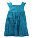 A Blue Sleeveless Dresses from Sergent Major in size 7Y for girl. (Back View)