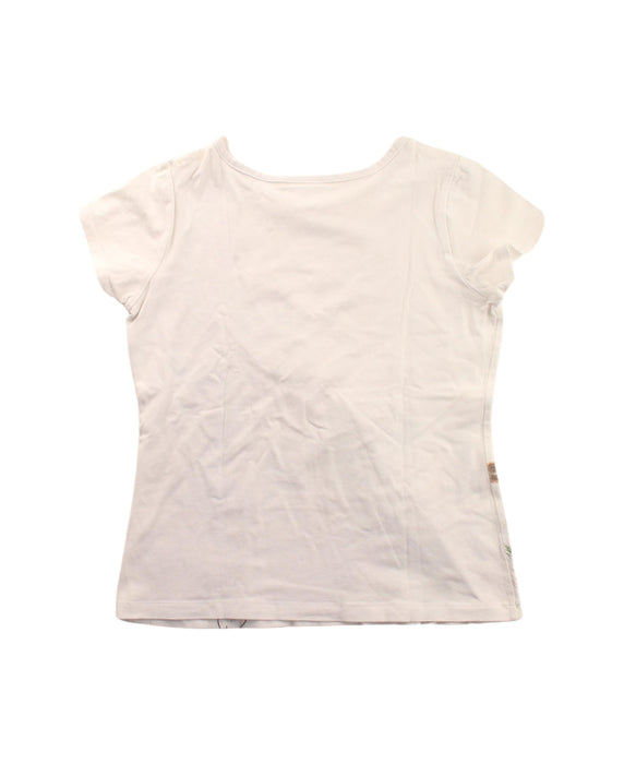 A White Short Sleeve T Shirts from Kingkow in size 10Y for girl. (Back View)