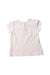 A Pink Short Sleeve T Shirts from Bonpoint in size 3-6M for girl. (Back View)